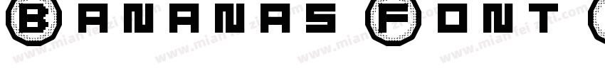 Bananas Font Italic字体转换